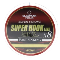 Fir Textil Claumar 8x Super Hook Line SHL 0.06mm, 6.0kg, 20m