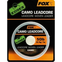 FIR LEADCORE FOX CAMO WOVEN LEADER 25M 50LB FIR LEADCORE FOX CAMO WOVEN LEADER 25M 50LB