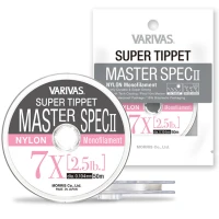 FIR MONOFILAMENT FLY VARIVAS SUPER  TIPPET MASTER SPEC ll NYLON 7.5X 50m 0.098mm 2.0lb FIR MONOFILAMENT FLY VARIVAS SUPER  TIPPET MASTER SPEC ll NYLON 7.5X 50m 0.098mm 2.0lb