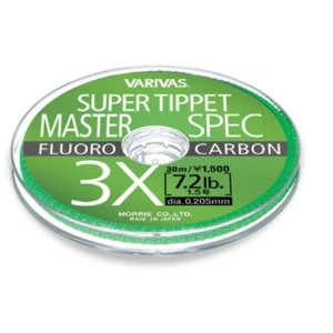 FIR MONOFILAMENT VARIVAS SUPER TIPPET MASTER SPEC FLUORO 3X 30M FIR MONOFILAMENT VARIVAS SUPER TIPPET MASTER SPEC FLUORO 3X 30M