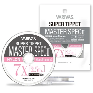 FIR MONOFILAMENT VARIVAS SUPER TIPPET MASTER SPEC II NYLON 50M 5X 0.148mm 4.7lbs FIR MONOFILAMENT VARIVAS SUPER TIPPET MASTER SPEC II NYLON 50M 5X 0.148mm 4.7lbs