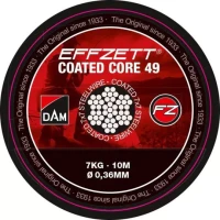 Fir Dam Effzett Coated Core49 Steeltrace 7x7 Brown, 0.69mm, 20kg, 10m