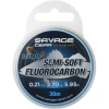 Fir Fluorocarbon SAVAGE GEAR Semi Soft Sea Bass 0.29mm, 30m, 4.79kg, transparent