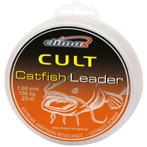 FIR TEXTIL Climax CULT CATFISH LEADER 20m 1.30mm 135kg Yellow
