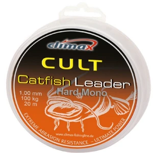 FIR monofilament Climax CULT CATFISH HARD MONO LEADER 50m 1.05mm 80kg FIR monofilament Climax CULT CATFISH HARD MONO LEADER 50m 1.05mm 80kg