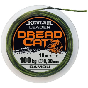 Fir Inaintas Konger Kevlar Dread Cat Leader Camou, 10m, 1.24mm, 150kg Fir Inaintas Konger Kevlar Dread Cat Leader Camou, 10m, 1.24mm, 150kg