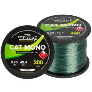 Fir Monofilamet Wizard Cat Mono Line Dark Green, 300m, 0.90mm, 56.4kg Fir Monofilamet Wizard Cat Mono Line Dark Green, 300m, 0.90mm, 56.4kg