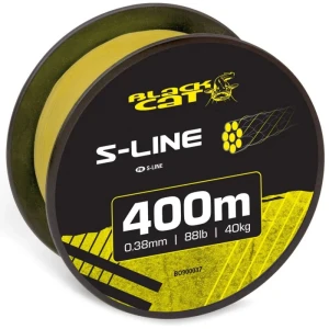 Fir Textil BLACK CAT S-Line Yellow, 400m, 0.38mm, 40kg/88lb