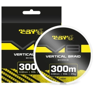 Fir Textil BLACK CAT V8-Line, 0.41mm, 37kg, 300m, Camo