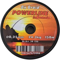 Fir Textil INSOMNIA Powerline, Orange, 0.25mm, 24.3kg, 150m