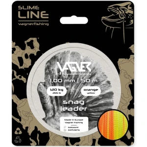 Fir Textil Inaintas VAGNER Snag Leader, Orange-Yellow, 50m, 1.00mm, 120kg