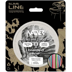 Fir Textil VAGNER Braided Line Reflex Multicolor, 52kg, 0.50mm, 300m