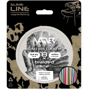 Fir Textil VAGNER Braided Line Reflex Multicolor, 63kg, 0.60mm, 300m