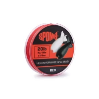 FIR TEXTIL SPOMB BRAID 300M, 9KG, 20LB, RED 0.18MM