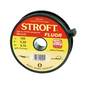 FIR MONOFILAMENT STROFT COLOR GALBEN FLUO 018MM/3,1KG/100M FIR MONOFILAMENT STROFT COLOR GALBEN FLUO 018MM/3,1KG/100M