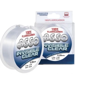 Fir ASSO Fluorocarbon Invisible Clear 0.13mm 50m Fir ASSO Fluorocarbon Invisible Clear 0.13mm 50m