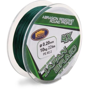 FIR TEXTIL LINEAEFFE JAPAN BRAID 4X VERDE 150M 0.22MM FIR TEXTIL LINEAEFFE JAPAN BRAID 4X VERDE 150M 0.22MM