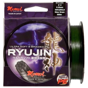 FIR TEXTIL MOMOI RYUJIN PE BRAIDED MOSS GREEN 0.30MM/27KG/300m FIR TEXTIL MOMOI RYUJIN PE BRAIDED MOSS GREEN 0.30MM/27KG/300m