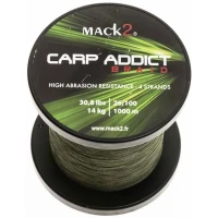 Fir Multifilament MACK2 Carp Addict Kaki, 14kg, 0.26mm, 1000m