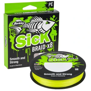 Fir Textil BERKLEY Sick Braid, Flame Green, 0.23mm, 23.60kg 2000m