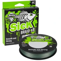 Fir Textil BERKLEY Sick Braid, Moss Green, 0.19mm, 18.00kg 2000m