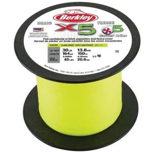 Fir Textil BERKLEY Superline X5 Flame Green, 2000m, 0.12mm, 12.10kg