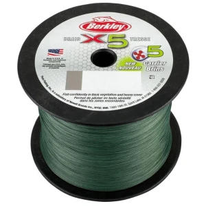 Fir Textil BERKLEY Superline X5 Low vis Green, 2000m, 0.35mm, 36.30kg