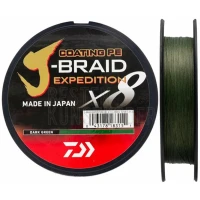 Fir Textil DAIWA J-Braid Expedition X8 PE 0.16mm, 9.80kg, 150m, Green