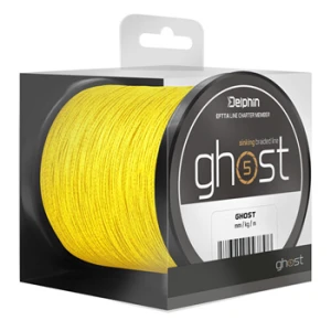 Fir Textil Delphin GHOST 4+1, Galben, 600m, 0.33mm, 18.1kg
