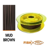 Fir Textil Fish Pro Champion Removable Skin, Mud Brown, 25lbs, 5m