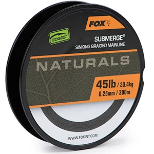 Fir Textil Fox Submerge Naturals Braid, Green, 300m, 0.25mm, 45lb/20.4kg Fir Textil Fox Submerge Naturals Braid, Green, 300m, 0.25mm, 45lb/20.4kg