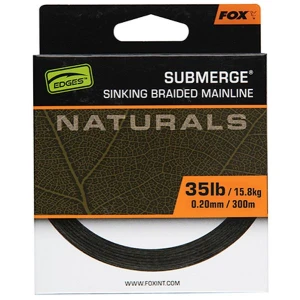 Fir Textil Fox Submerge Naturals Sinking Braid, Black, 29.5kg, 65lbs, 0.38mm, 300m Fir Textil Fox Submerge Naturals Sinking Braid, Black, 29.5kg, 65lbs, 0.38mm, 300m