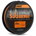 Fir Textil Fox Submerge Sinking Braid, Orange, 29.5kg, 65lbs, 0.38mm, 300m