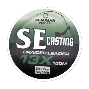 Fir Textil Inaintas Claumar Pescar 13X Braided Leader SE CASTING Verde 150M 28.5Kg  0.25MM Fir Textil Inaintas Claumar Pescar 13X Braided Leader SE CASTING Verde 150M 28.5Kg  0.25MM