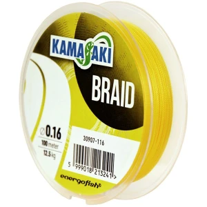 Fir Textil Kamasaki Braid, Yellow, 15.5kg, 0.20mm, 100m  Fir Textil Kamasaki Braid, Yellow, 15.5kg, 0.20mm, 100m