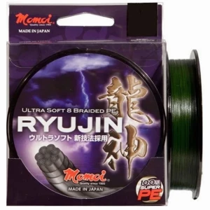 Fir Textil Momoi Ryujin PE Braided, Moss Green, 34kg, 0.22mm, 130m Fir Textil Momoi Ryujin PE Braided, Moss Green, 34kg, 0.22mm, 130m