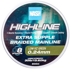 Fir Textil Nash Extra Supple Braid, Low Viz Green, 15.87kg, 35lbs, 0.28mm, 600m Fir Textil Nash Extra Supple Braid, Low Viz Green, 15.87kg, 35lbs, 0.28mm, 600m