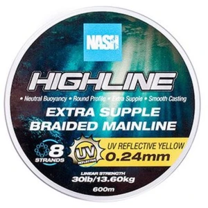 Fir Textil Nash Extra Supple Braid, UV Yellow, 15.87kg, 35lbs, 0.28mm, 1200m Fir Textil Nash Extra Supple Braid, UV Yellow, 15.87kg, 35lbs, 0.28mm, 1200m