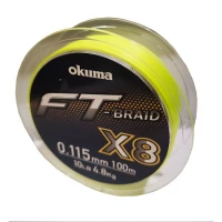 Fir Textil Okuma FT Braid X8 Yellow 100m 0.26mm 13.6kg