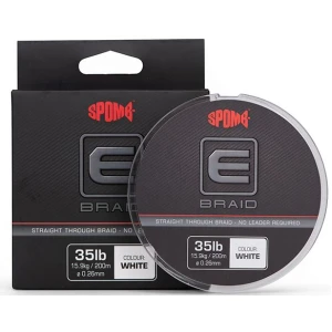 Fir Textil SPOMB E Braid White, 35lb-15.9kg, 0.26mm, 200m