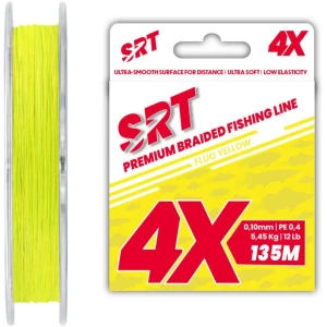 Fir Textil Sert Srt 4X, Fluo Yellow, 9.09kg, 0.16mm, 135m Fir Textil Sert Srt 4X, Fluo Yellow, 9.09kg, 0.16mm, 135m
