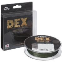 Fir Textilberkley Dex Braid X8, 150m, Moss Green, 0.10mm, 7.9kg