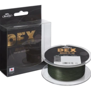 Fir TextilBERKLEY DEX Braid x8, 300m, Moss Green, 0.06mm, 5.4kg