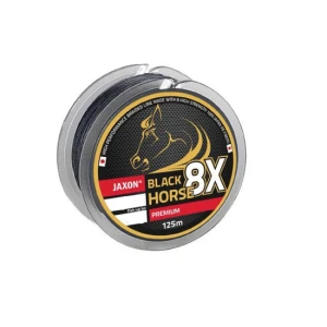 Fir textil Jaxon Black Horse PE8X Premium 0.22mm/25kg/125m Fir textil Jaxon Black Horse PE8X Premium 0.22mm/25kg/125m