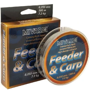 FIR MONOFILAMENT MIVARDI FEEDER CARP 0.165mm/200m/2.80kg FIR MONOFILAMENT MIVARDI FEEDER CARP 0.165mm/200m/2.80kg