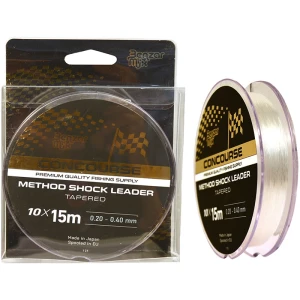 Fir Inaintas Conic BENZAR MIX Fluorocarbon Method Leader 0.23-0.50mm, 10x15m