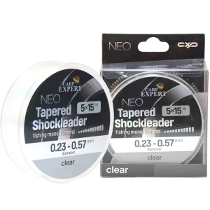 Fir Inaintas Conic CARP EXPERT Neo Tapered Shock Leader Clear 5x15m, 0.26-0.57mm