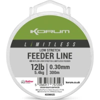 Fir Monofilament Korum Limitless Low Stretch Feeder Line, 2.7kg, 0.23mm, 300m