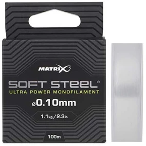 Fir Monofilament MATRIX Soft Steel Ultra Power, 100m, 0.23mm Fir Monofilament MATRIX Soft Steel Ultra Power, 100m, 0.23mm