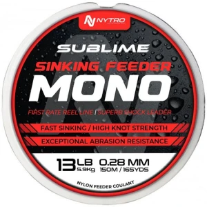 Fir Monofilament NYTRO Sublime Sinking Feeder Maro, 150m, 0.28mm, 5.9kg